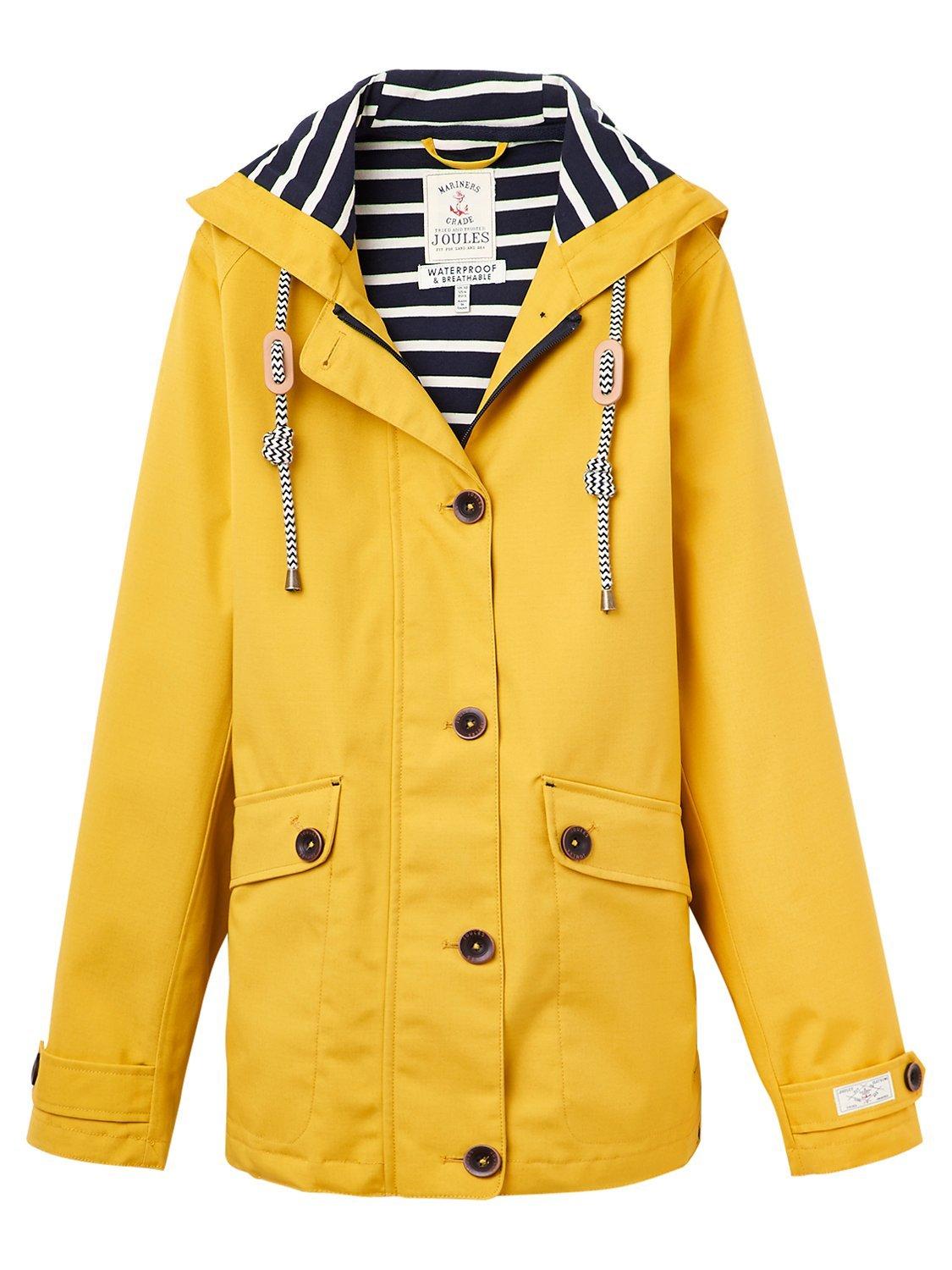 Joules Right as Rain Coast Waterproof Jacket Antique Gold