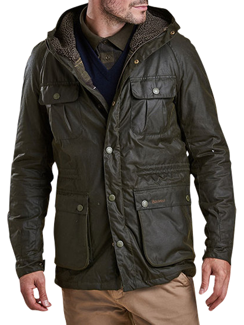 Barbour Brindle Wax Jacket Fern