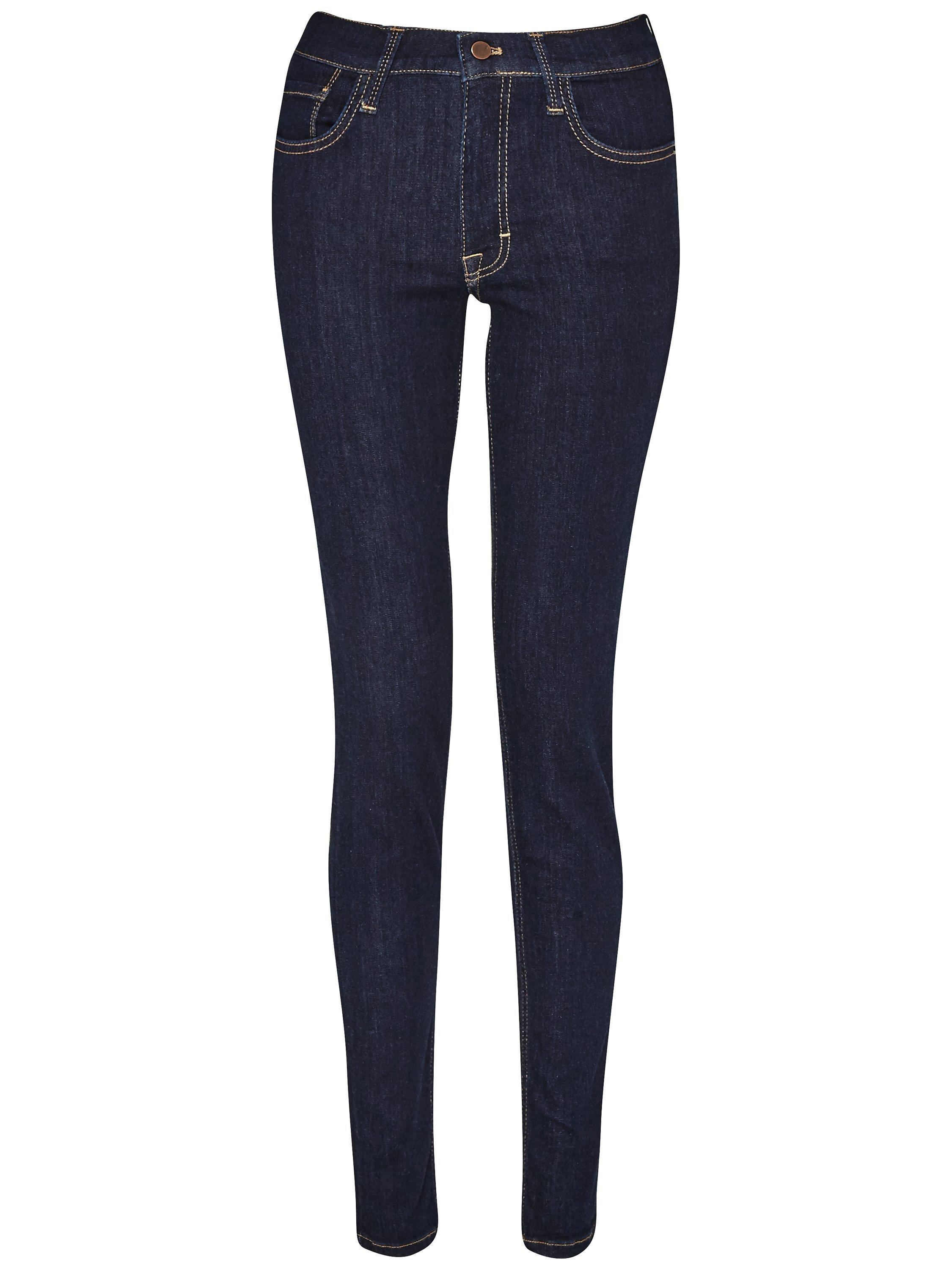 Product image 1 of 5, which shows French Connection Skinny Stretch Rebound Denim Jeans, Rinse, 10