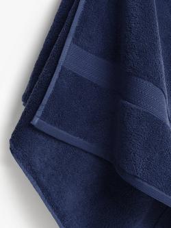 John Lewis Ultimate Hotel Cotton Towels - view 2, Navy