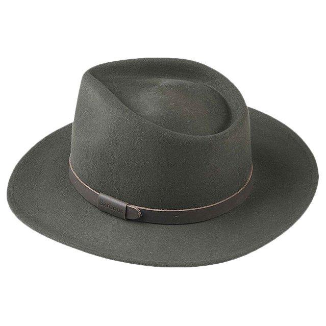 Barbour Crushable Bushman Hat, Olive