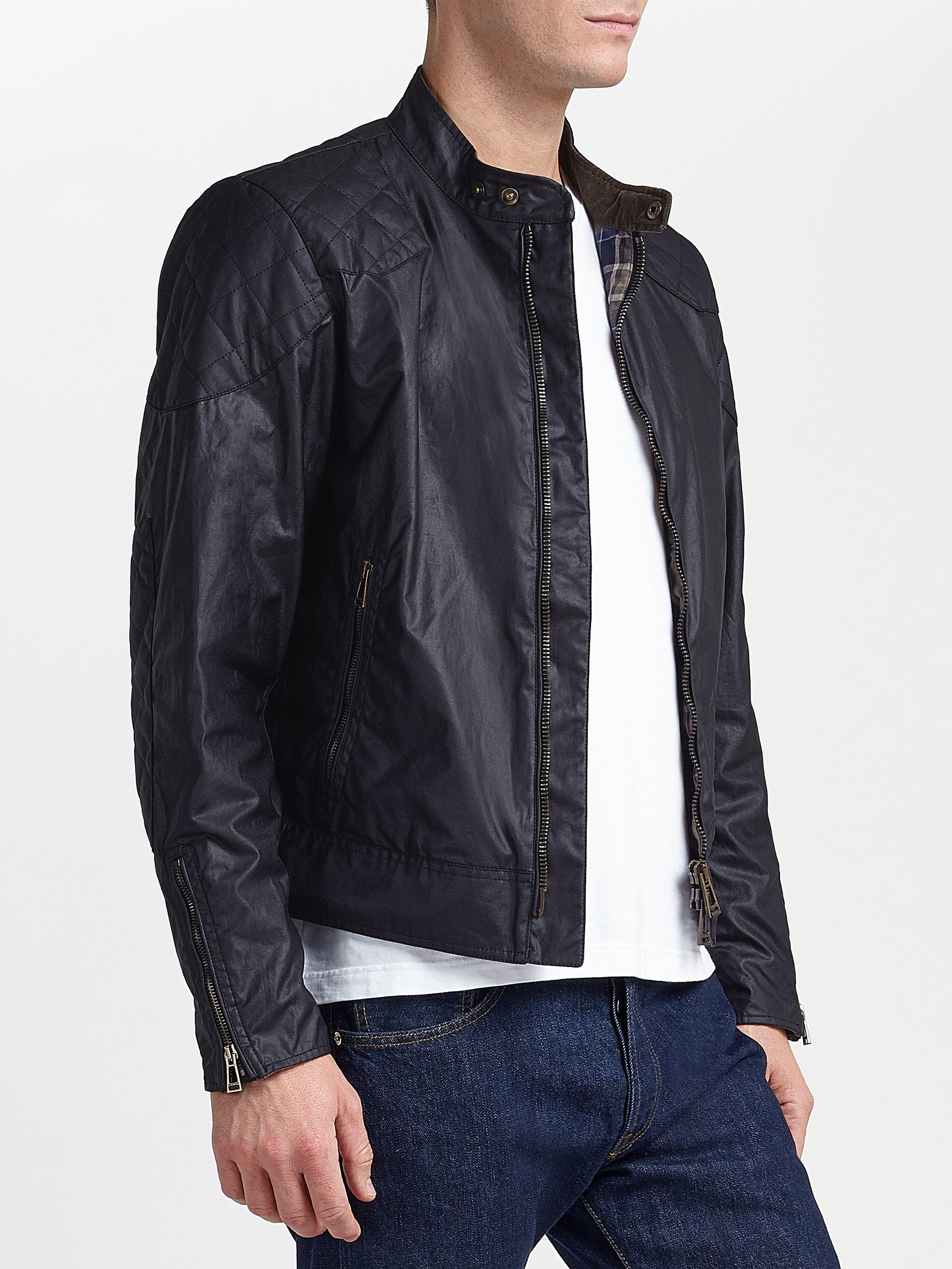 Belstaff Outlaw Blouson Waxed Jacket Black