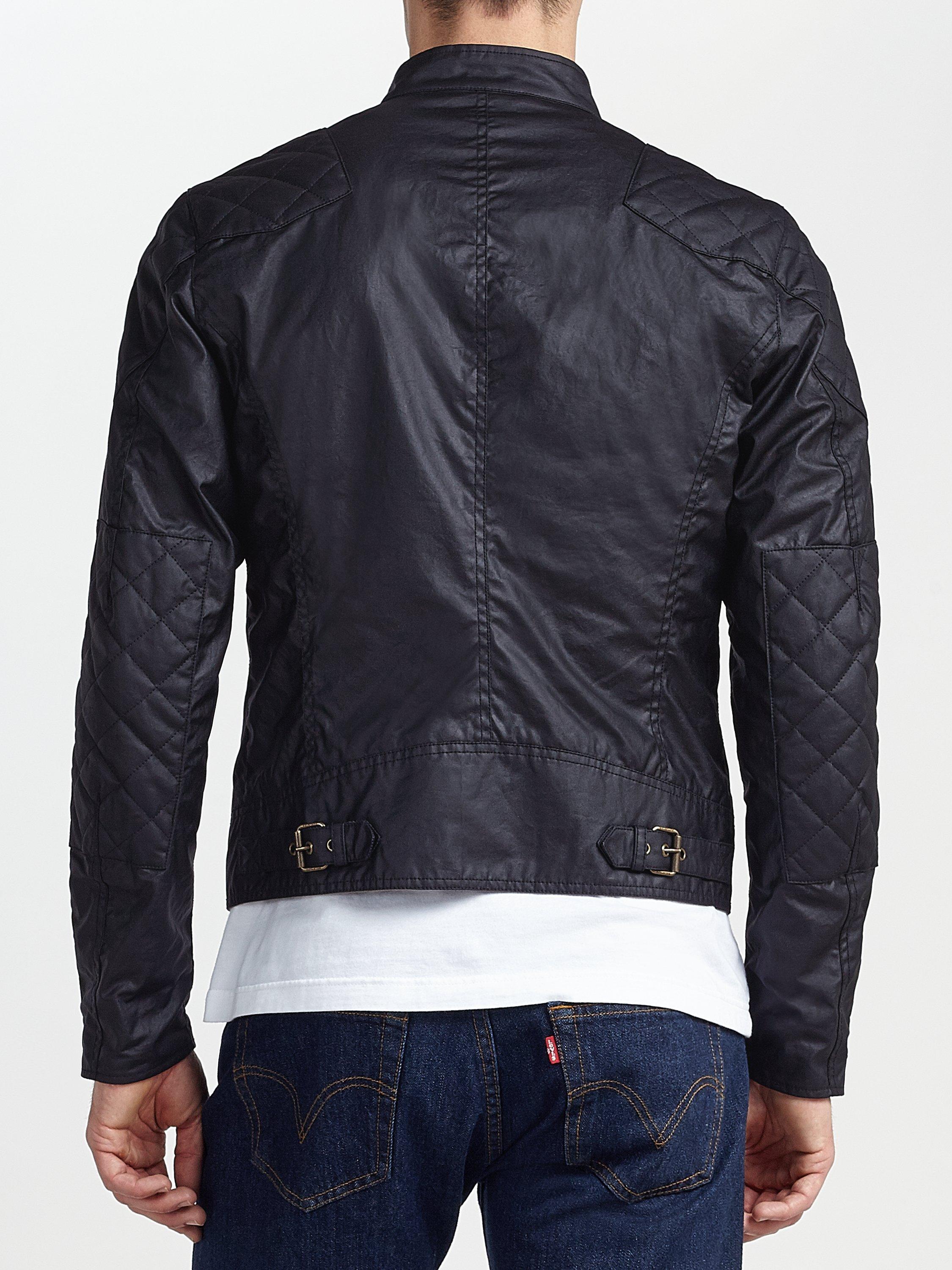 Belstaff outlaw blouson waxed jacket store