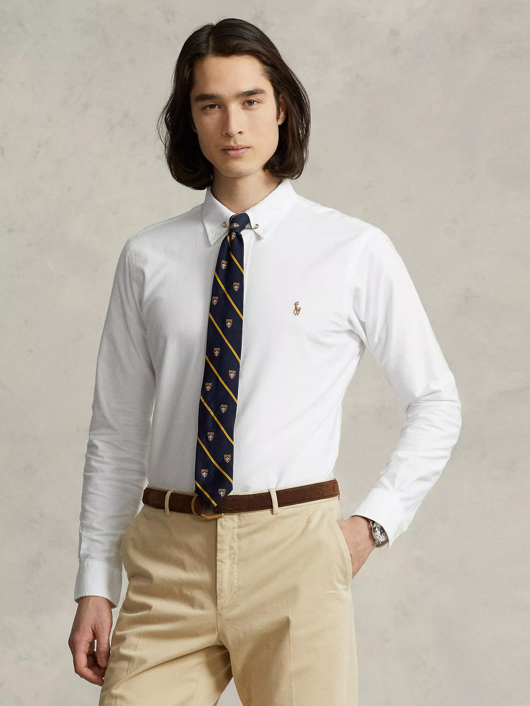 Ralph polo white shirt best sale