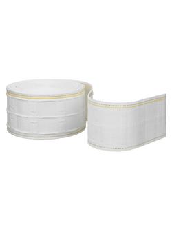 John Lewis 75mm Pencil Pleat Curtain Heading Tape - view 2, White