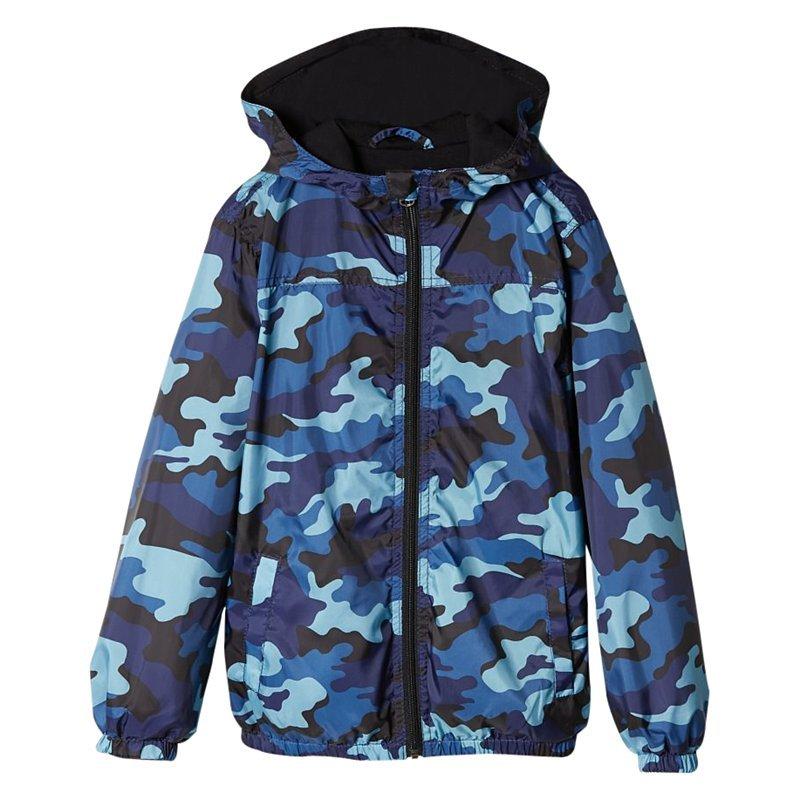 Mango Kids Boys' Camouflage Waterproof Jacket