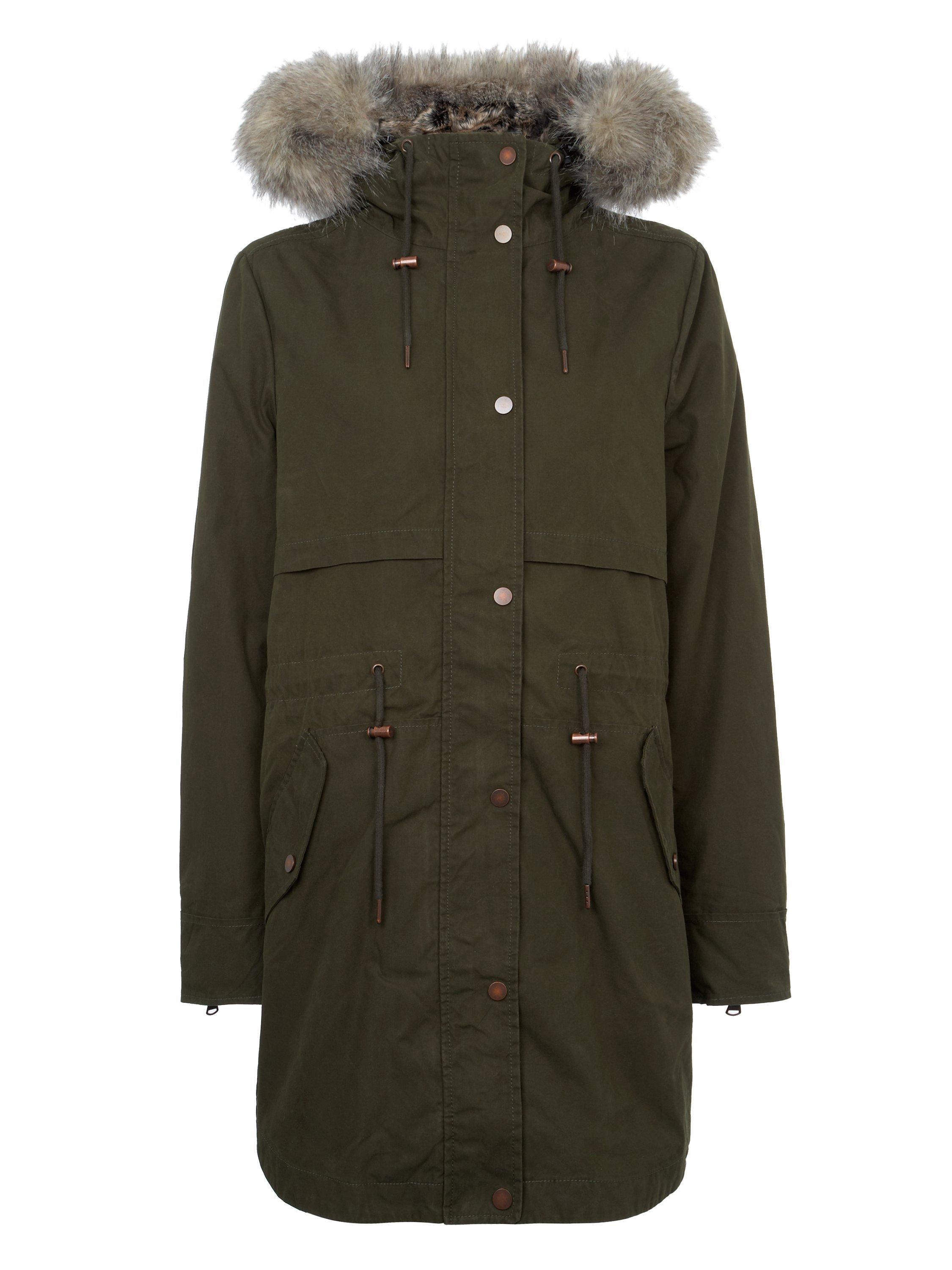 Parka London Lara Classic Parka, Dark Green