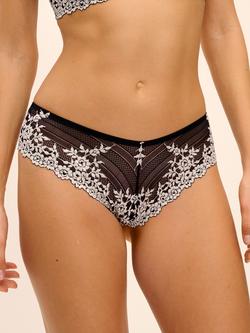 Wacoal Embrace Lace Tanga Knickers, Black