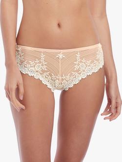 Wacoal Embrace Lace Tanga Knickers, Nude / Ivory