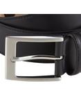 John Lewis Classic Leather Belt, Black