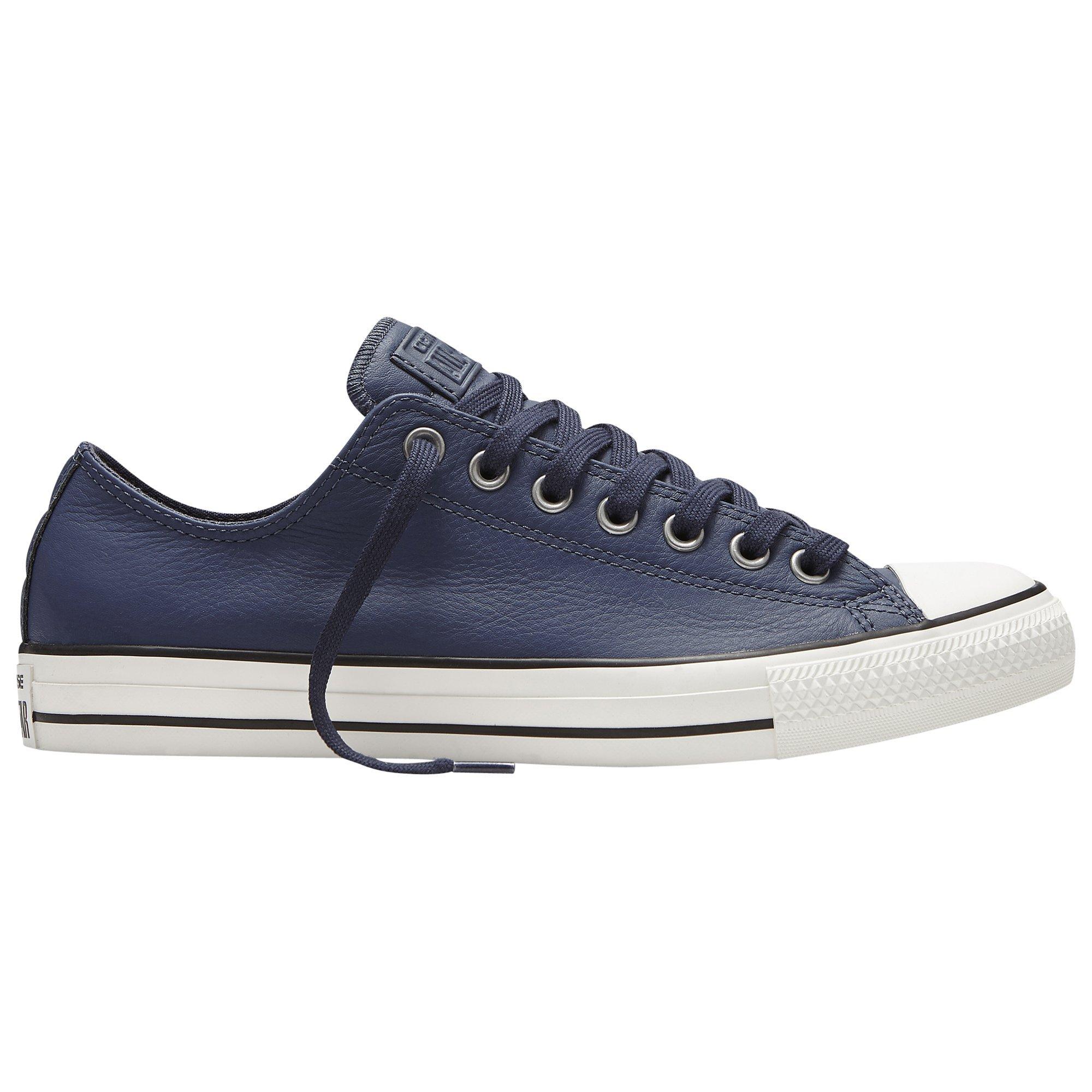 Converse Chuck Taylor All Star Leather Trainers Navy