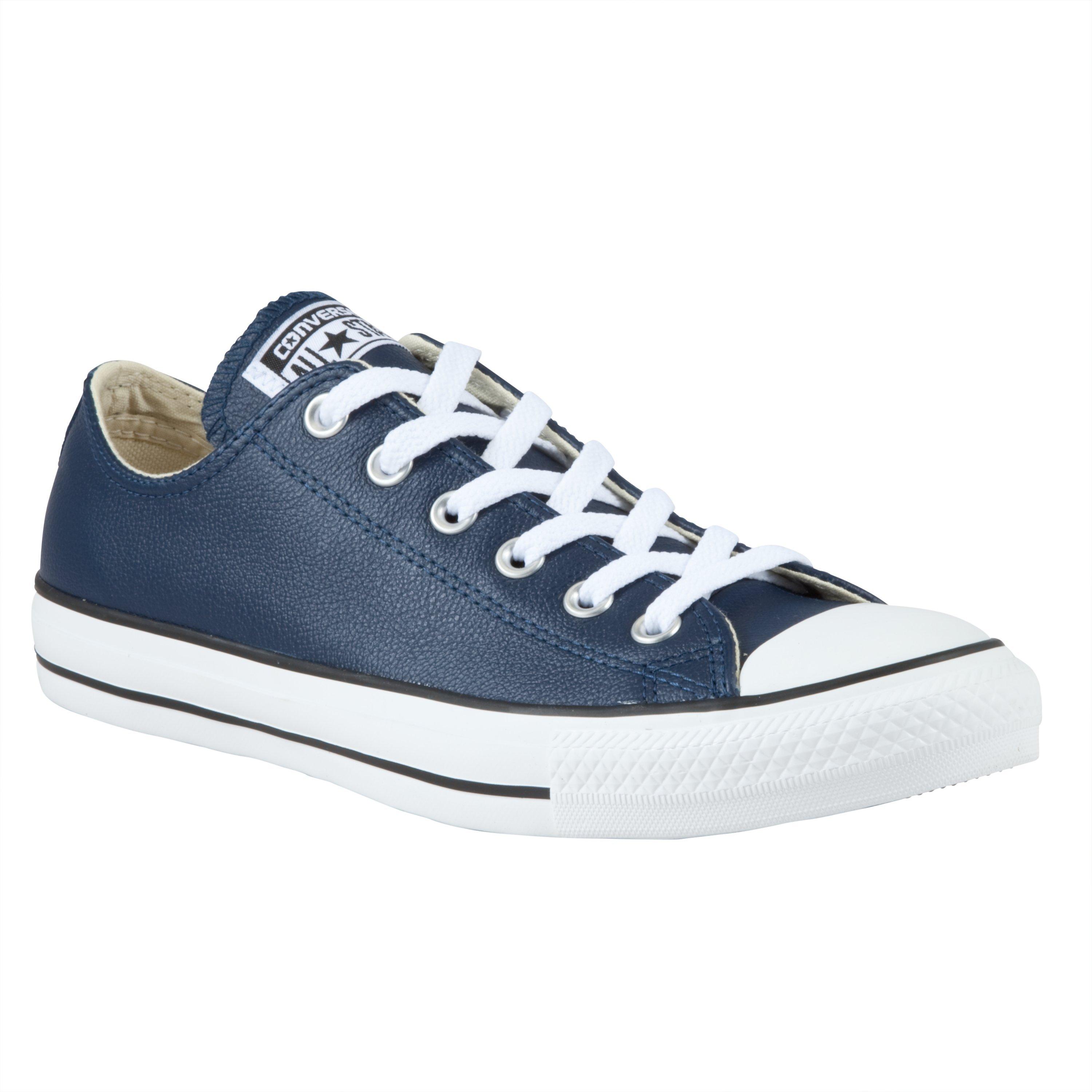 Converse Chuck Taylor All Star Leather Trainers Navy