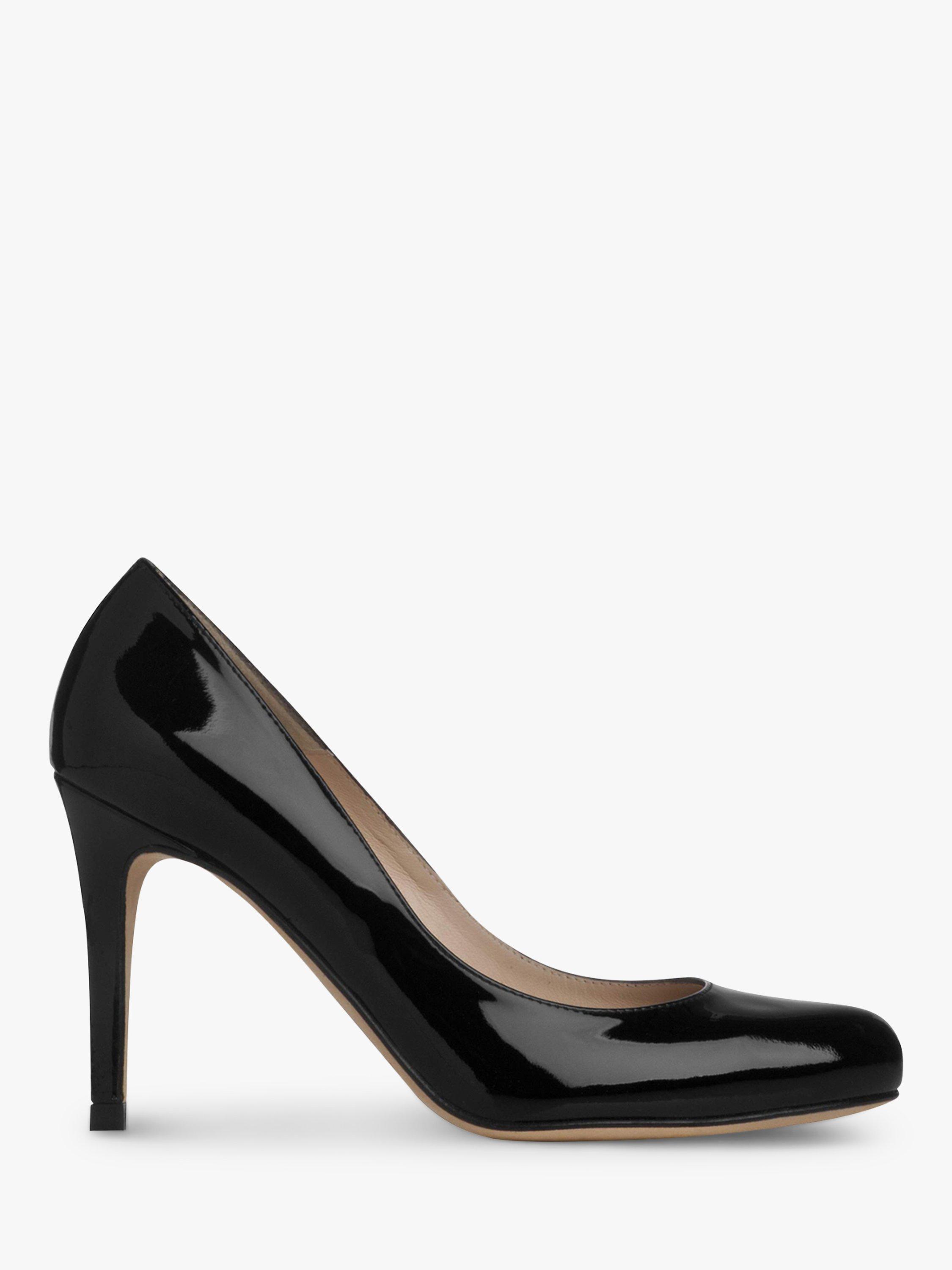 L.K.Bennett Stila Patent Leather Court Shoes, Black
