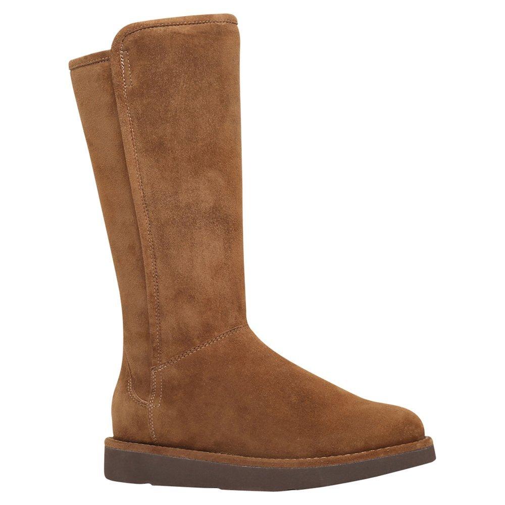 UGG Abree Flat Long Boots, Dark Brown Suede 