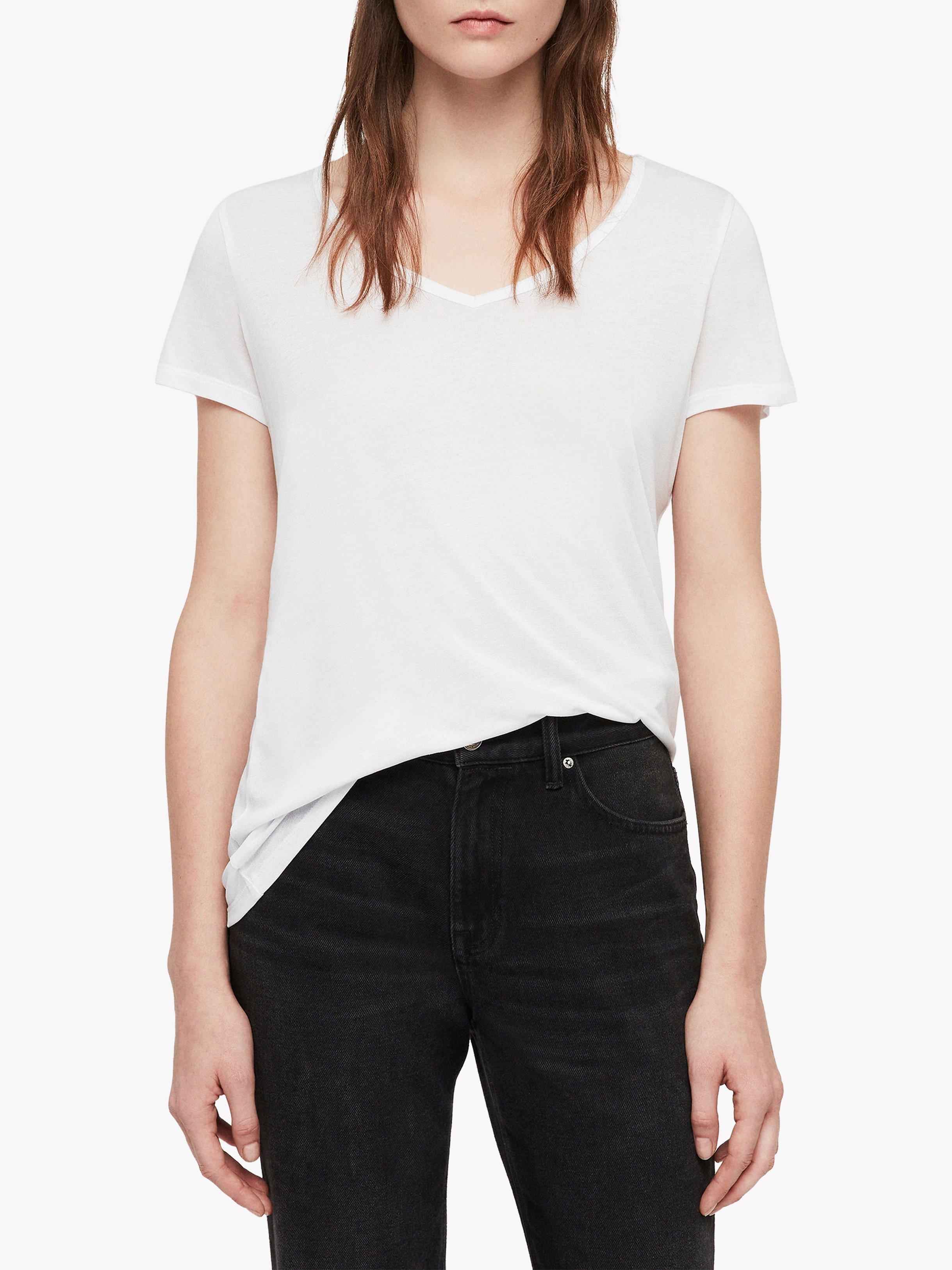 AllSaints Malin Silk Blend T-Shirt
