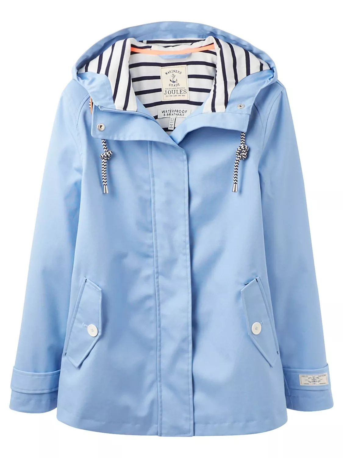 Joules Right as Rain Coast Waterproof Jacket Haze Blue