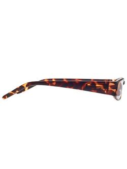 Magnif Eyes Unisex Very Narrow Fit Ready Readers Boston Glasses - view 2, Tortoise