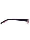 Magnif Eyes Very Narrow Fit Ready Readers Carmel Glasses, Black/Rose