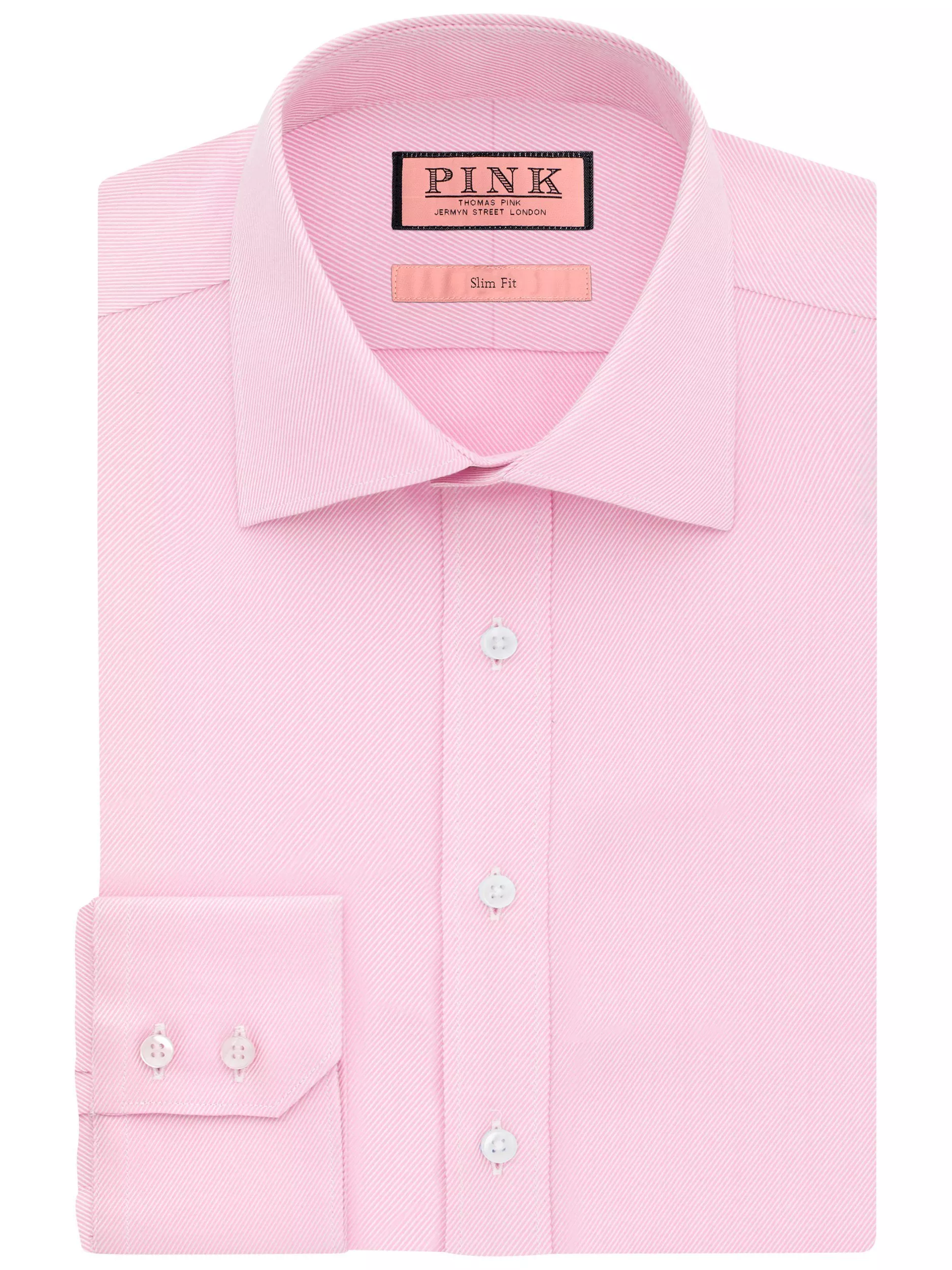 Thomas Pink Keaton Plain Slim Fit Shirt