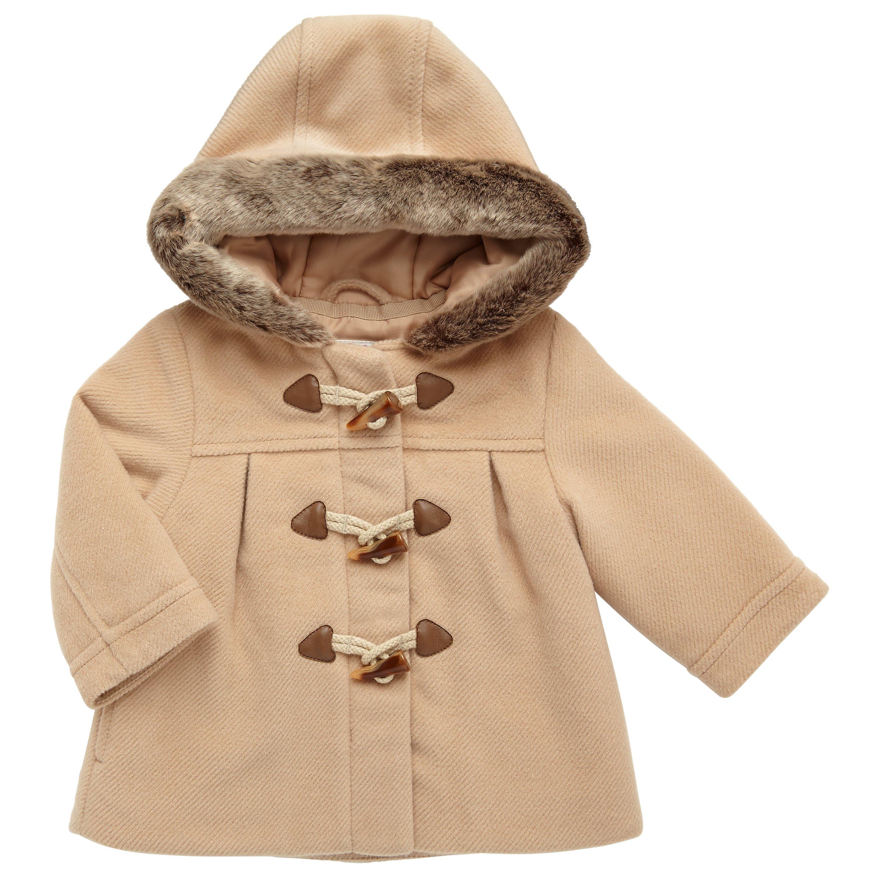 John Lewis & Partners Baby Duffel Coat, Camel