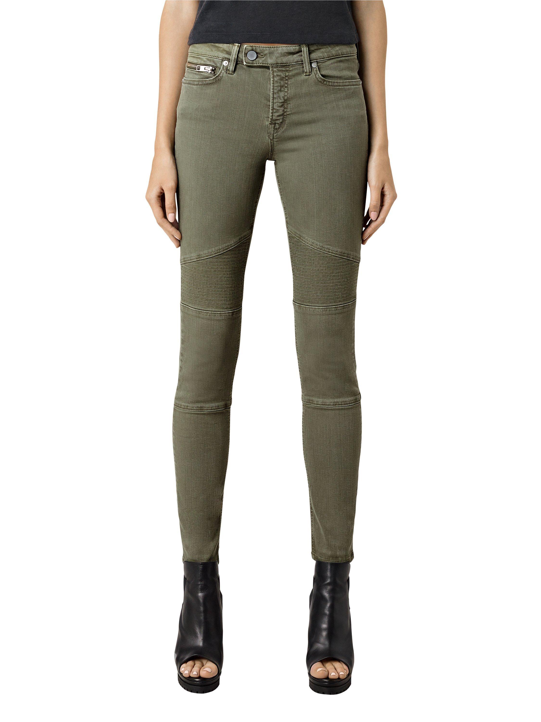 AllSaints Biker Skinny Jeans