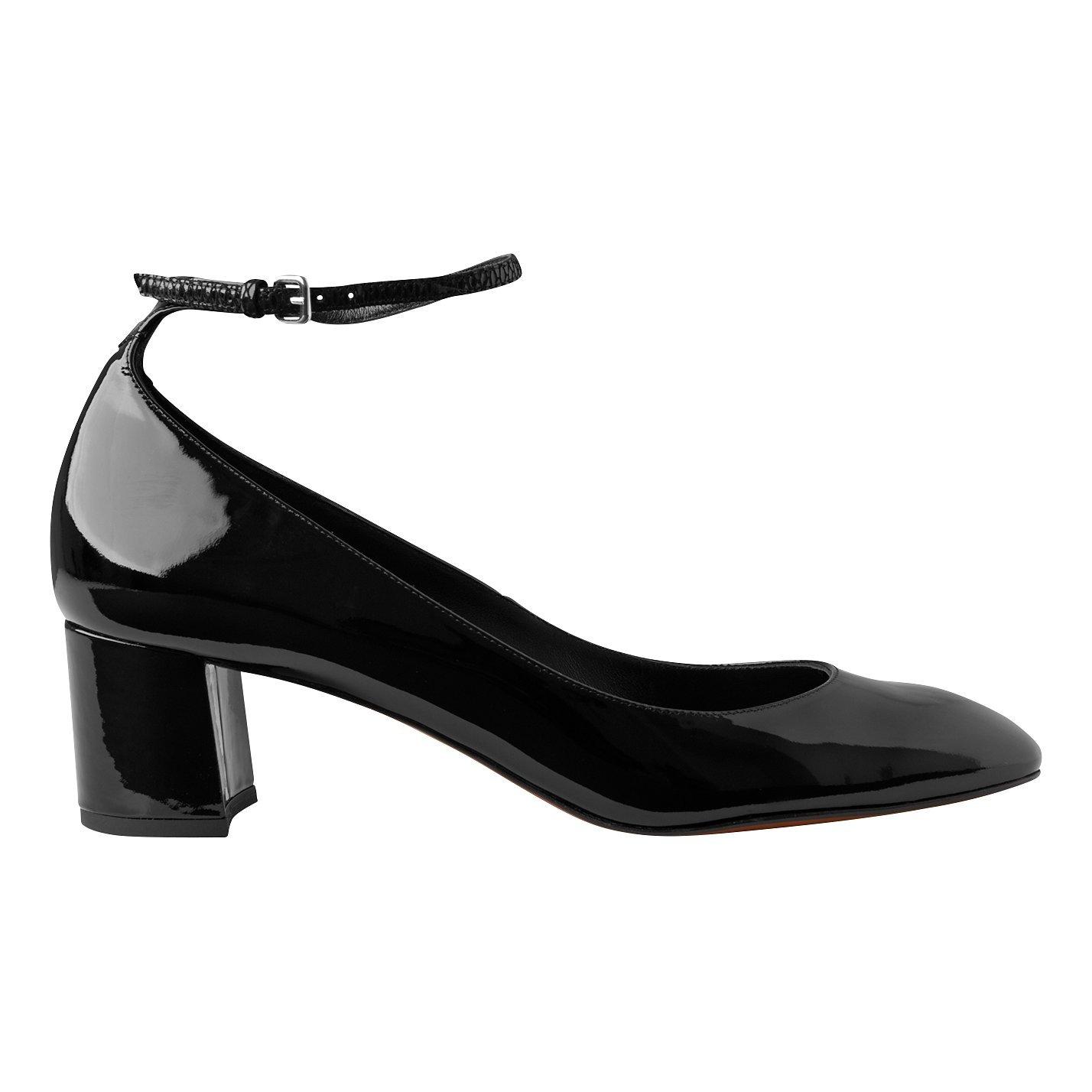 Whistles Ness Block Heeled Mary Jane Shoes