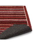 John Lewis Washable Multi Stripe Door Mat, L50 x W75cm, Red