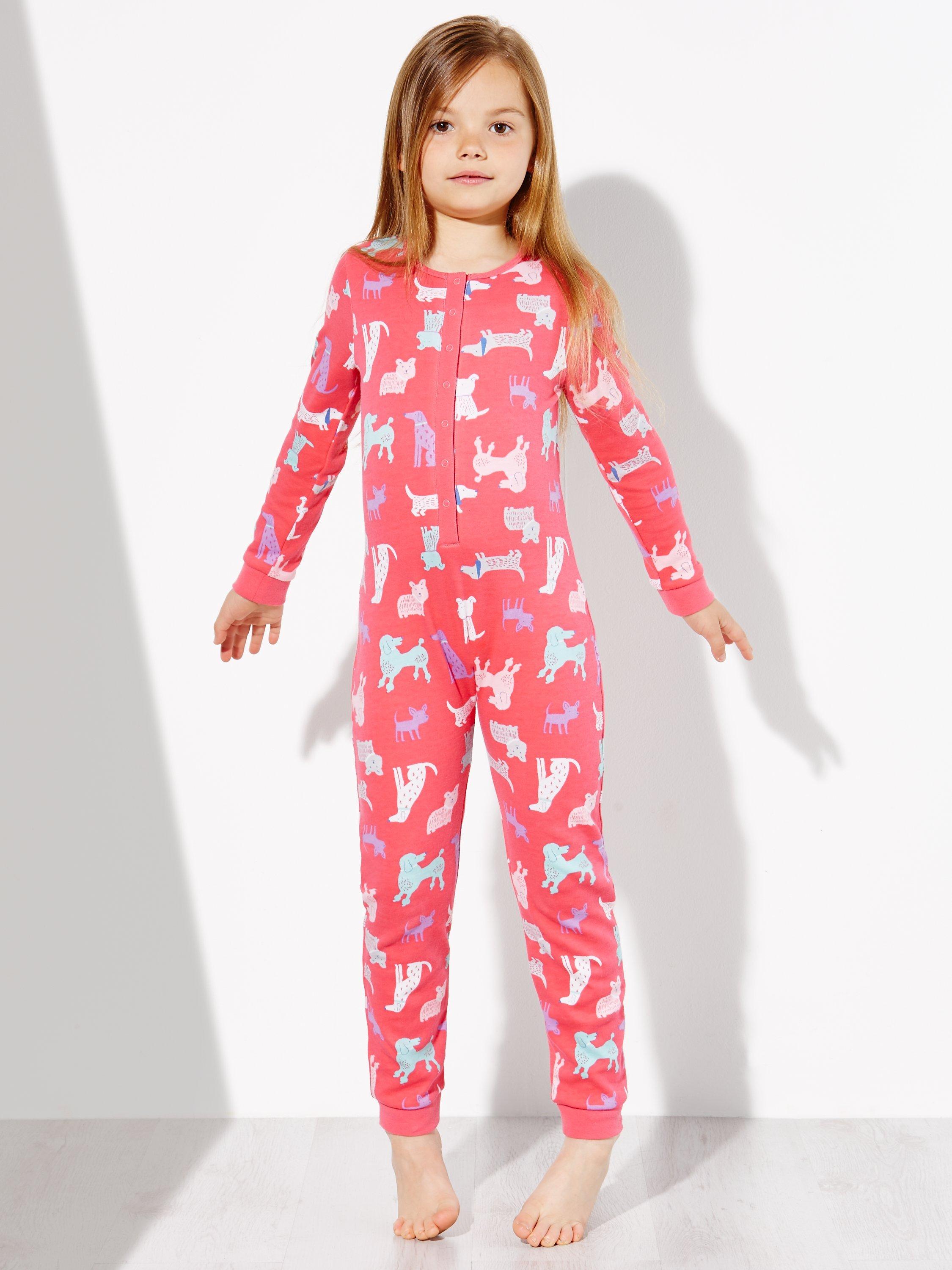 John Lewis Children s Dog Onesie Pink