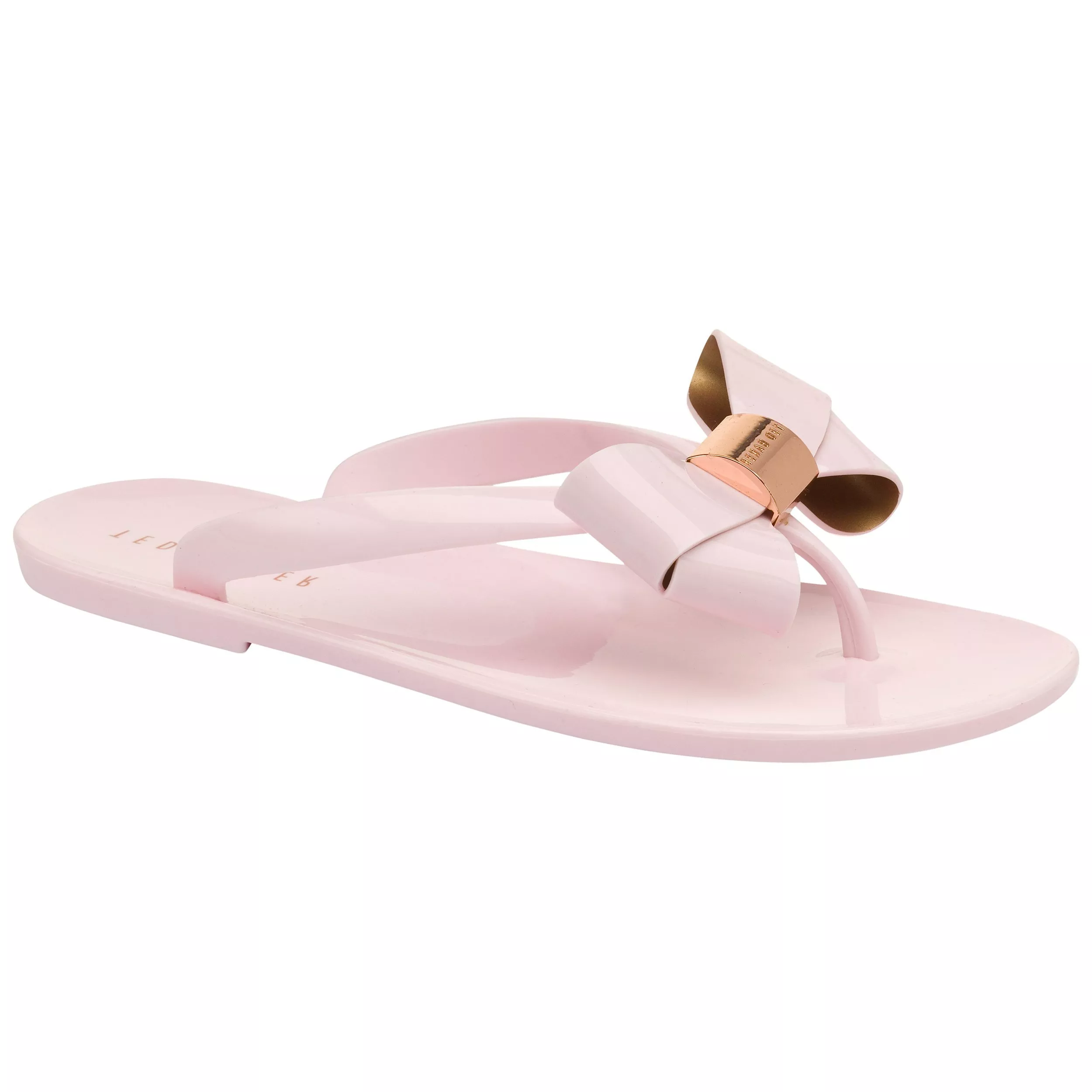 Ted Baker Ettiea Bow Flip Flops Light Pink