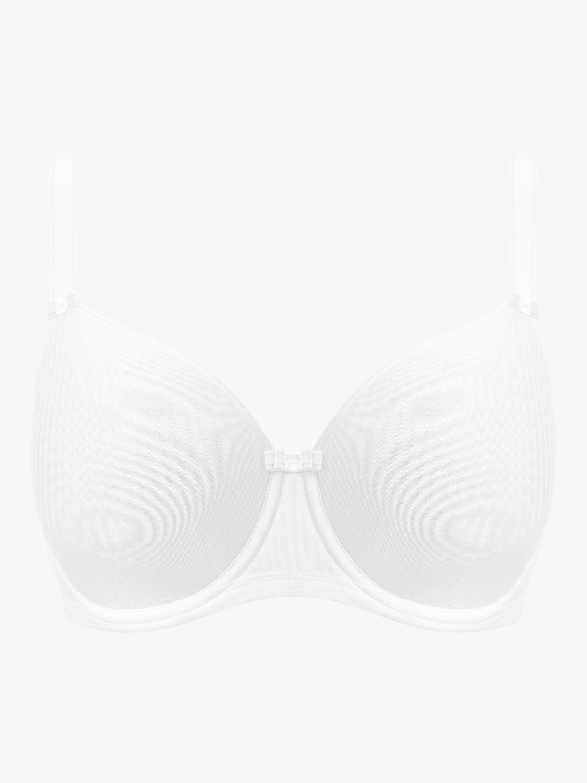 Product image 6 of 6, which shows Freya Idol Moulded Balcony T-Shirt Bra, White, 30DD