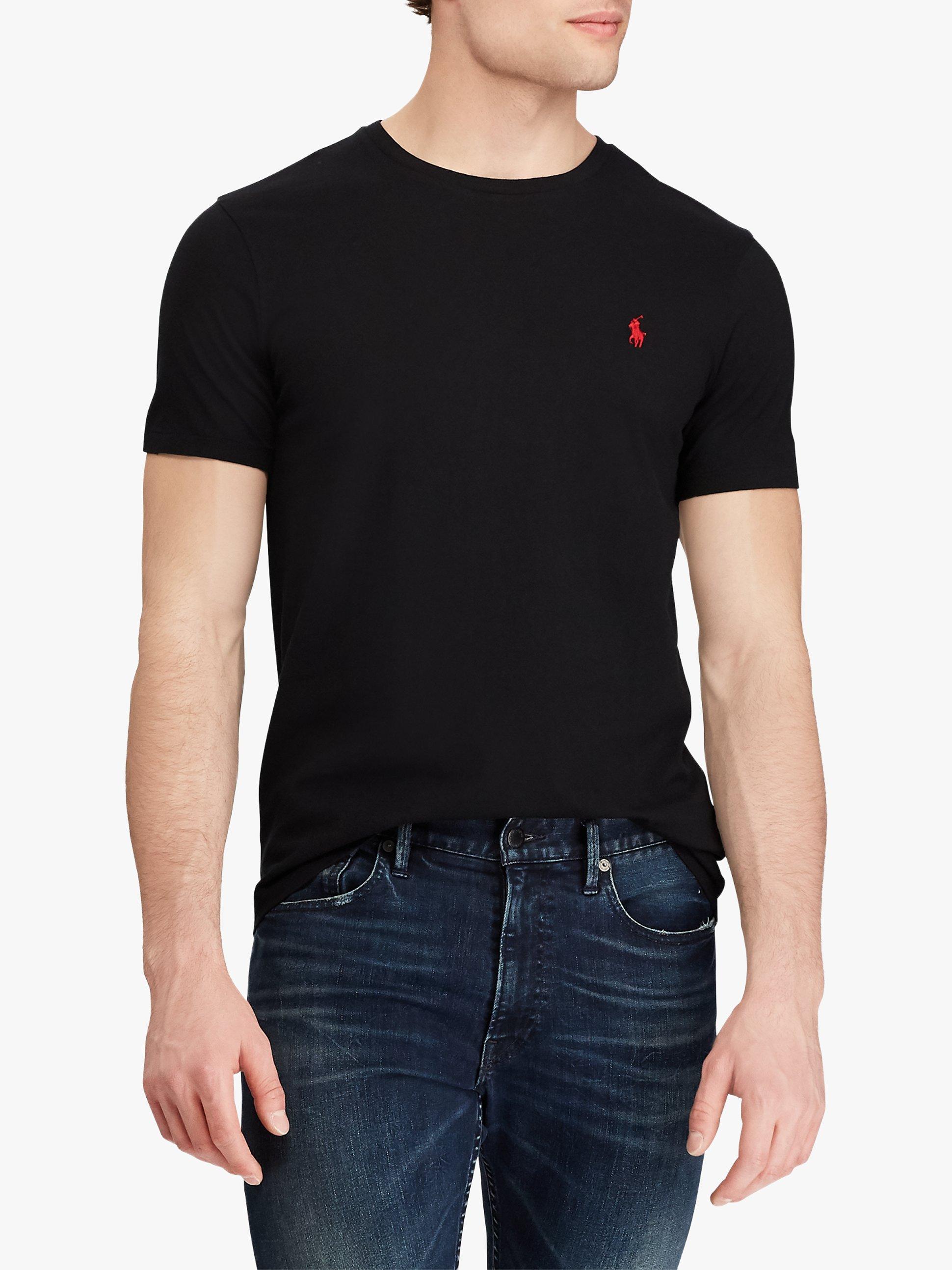 Ralph lauren black tshirt clearance