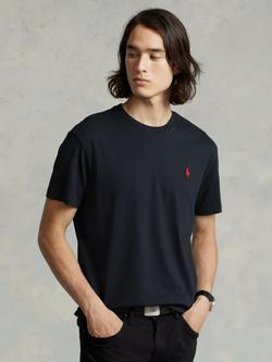 Polo Ralph Lauren Short Sleeve Custom Fit Crew Neck T-Shirt, Black
