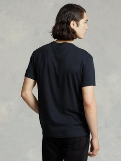 Polo Ralph Lauren Short Sleeve Custom Fit Crew Neck T-Shirt - view 2, Black