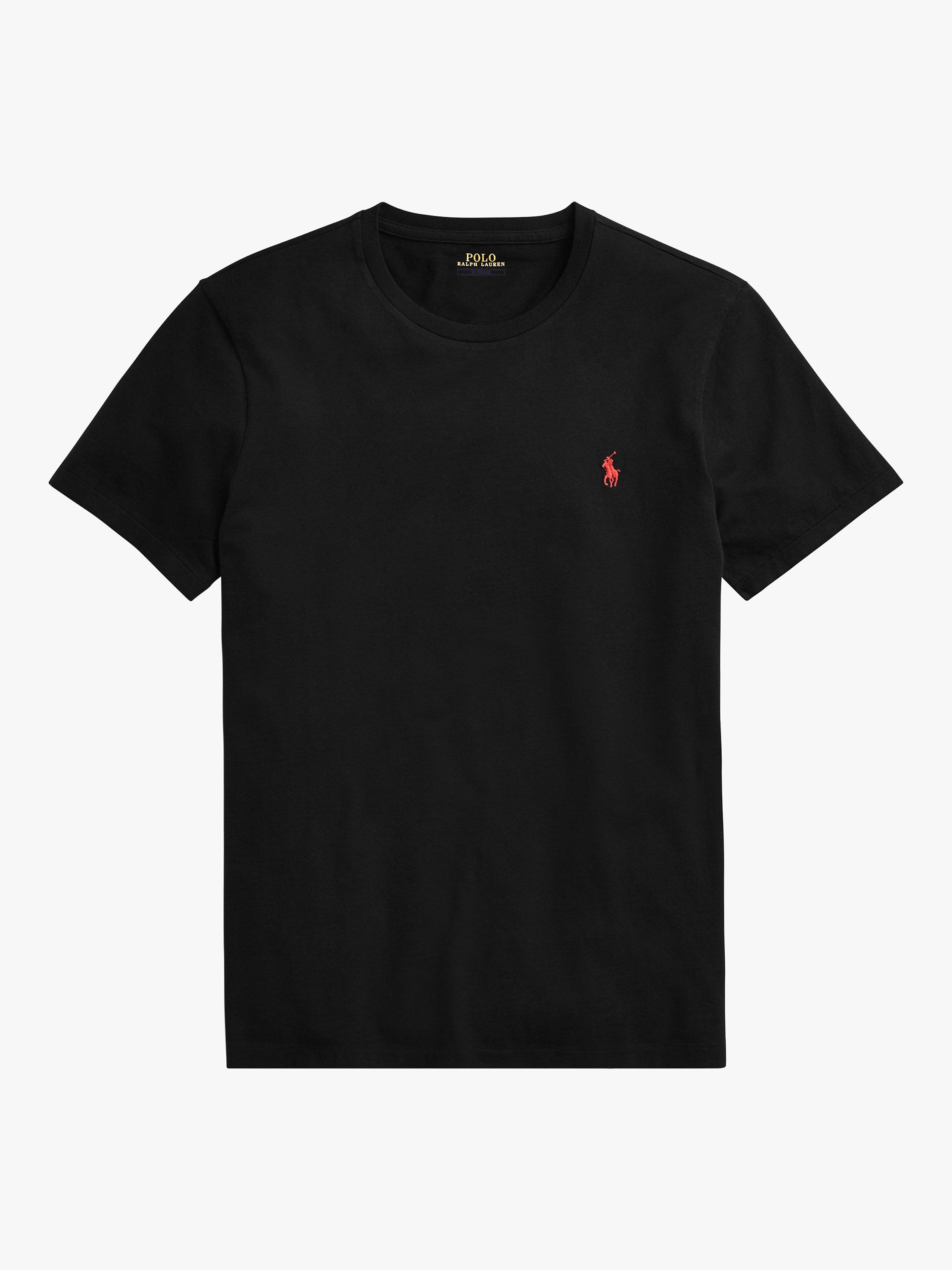 Polo Ralph Lauren Short Sleeve Custom Fit Crew Neck T Shirt Black