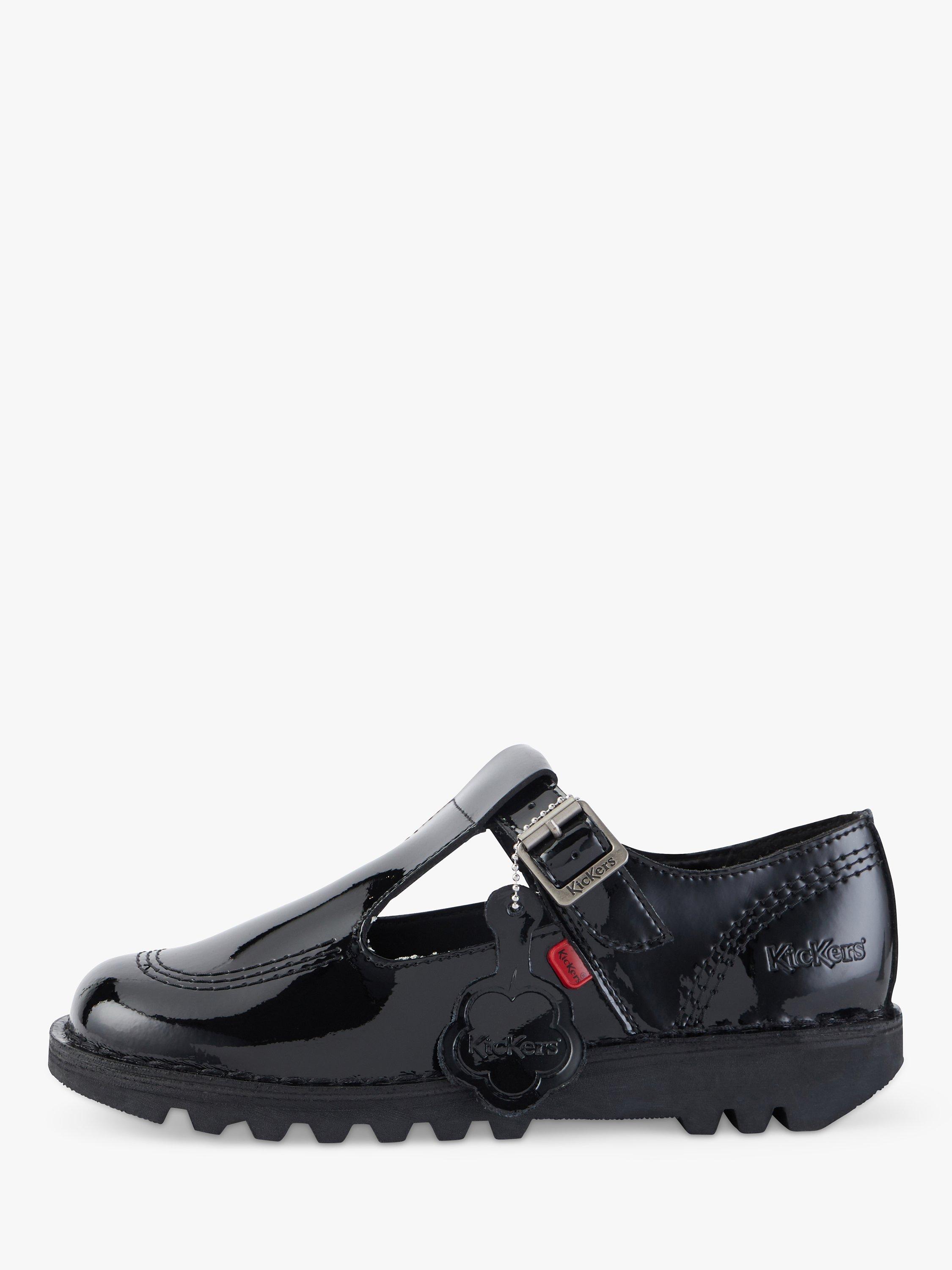 Kickers black patent boots 2025