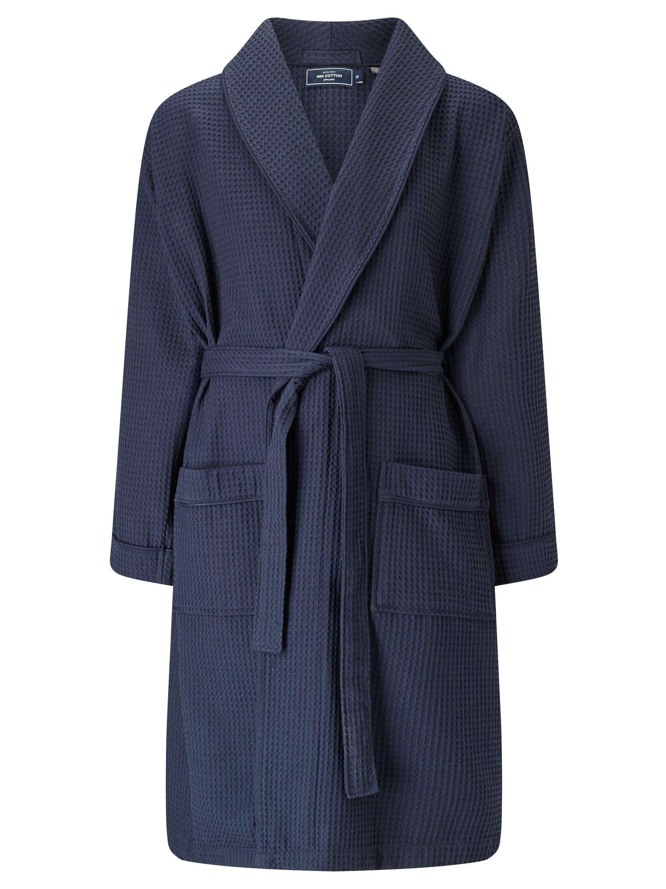 John lewis mens towelling dressing gown best sale