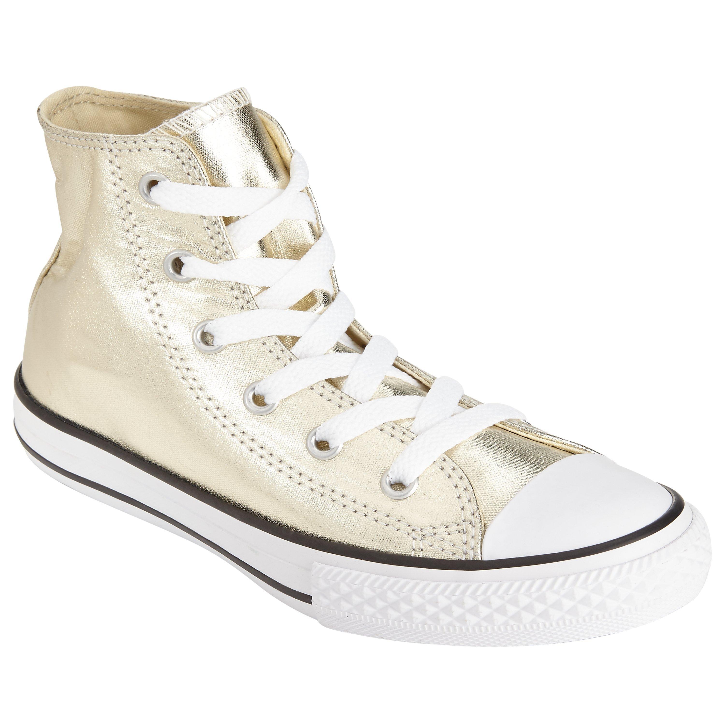 Converse Children's Hi Top Chuck Taylor Metallic Shoes