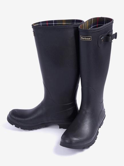 Barbour Bede Waterproof Wellington Boots - view 2, Black