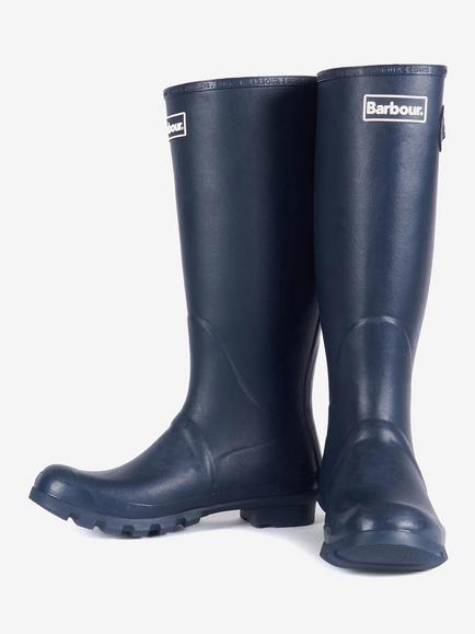Barbour Bede Waterproof Wellington Boots - view 2, Navy