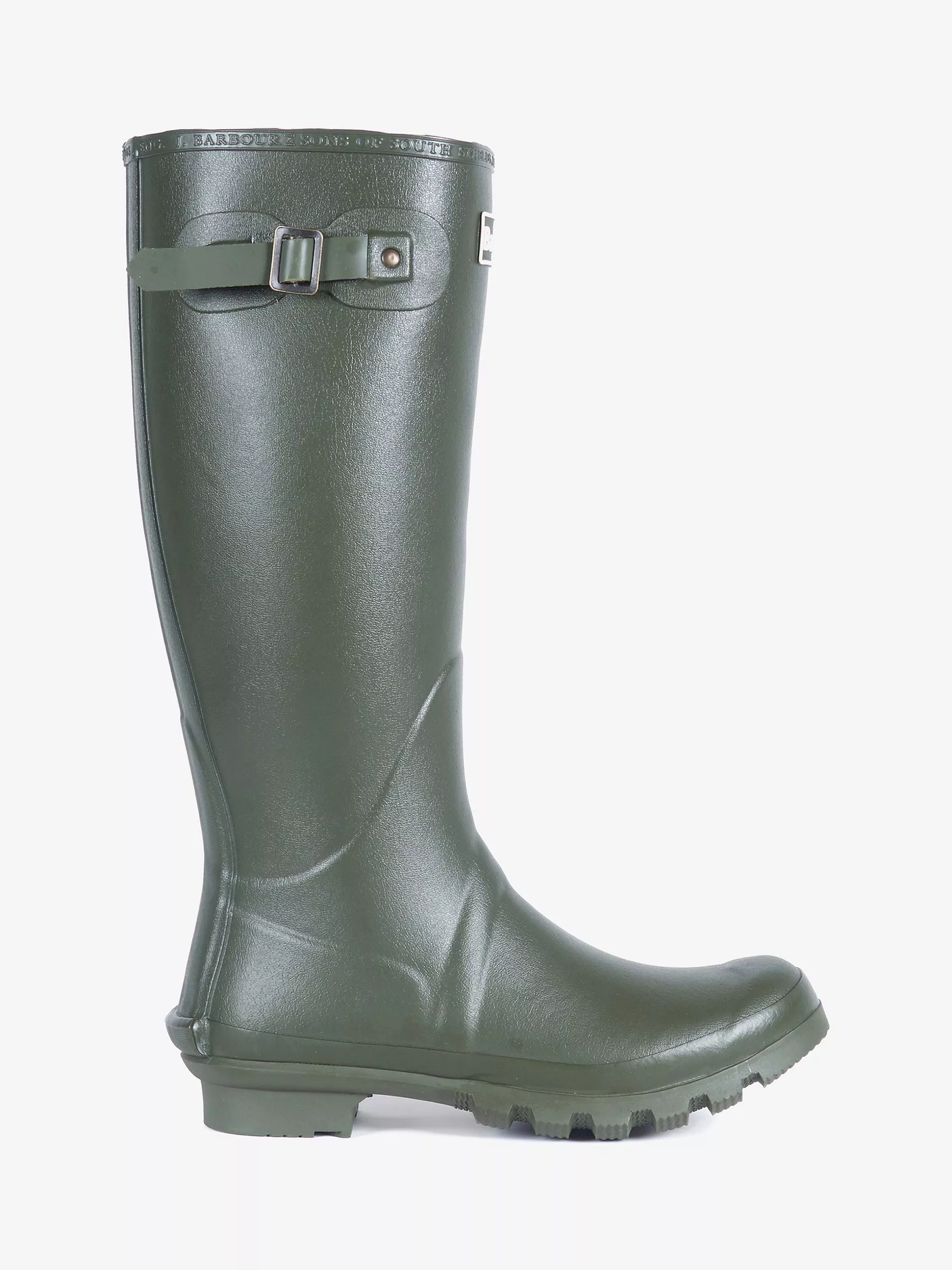 Barbour Bede Waterproof Wellington Boots Olive