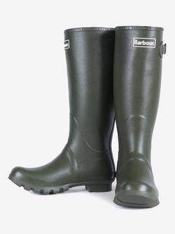Barbour Bede Waterproof Wellington Boots - view 2, Olive