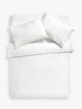 John Lewis Soft and Silky Garda Lattice Stitch Egyptian Cotton 400 Thread Count Bedding, Cream