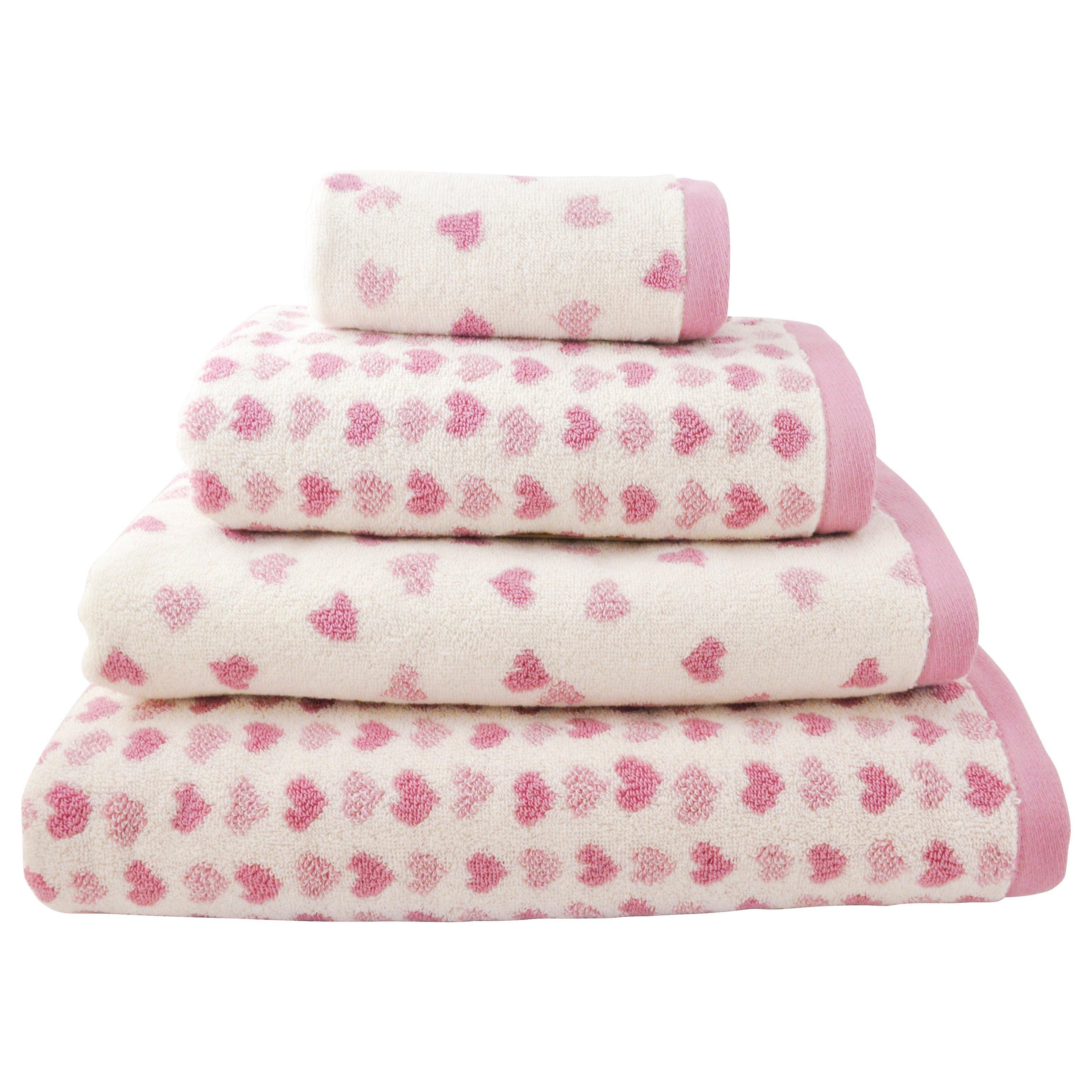 Emma Bridgewater Pink Hearts Towels
