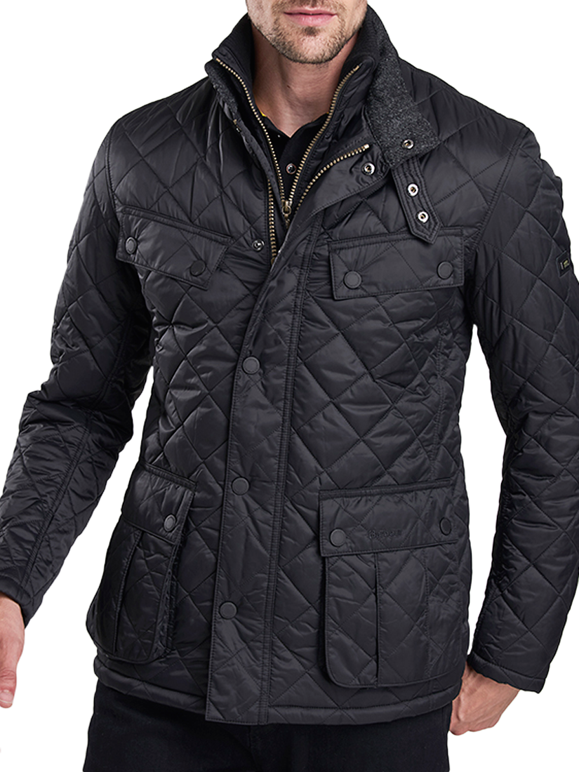 Barbour International Quilted Windshield Jacket Black