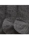 John Lewis Children's Wool Rich Socks, Pack of 3, Charcoal