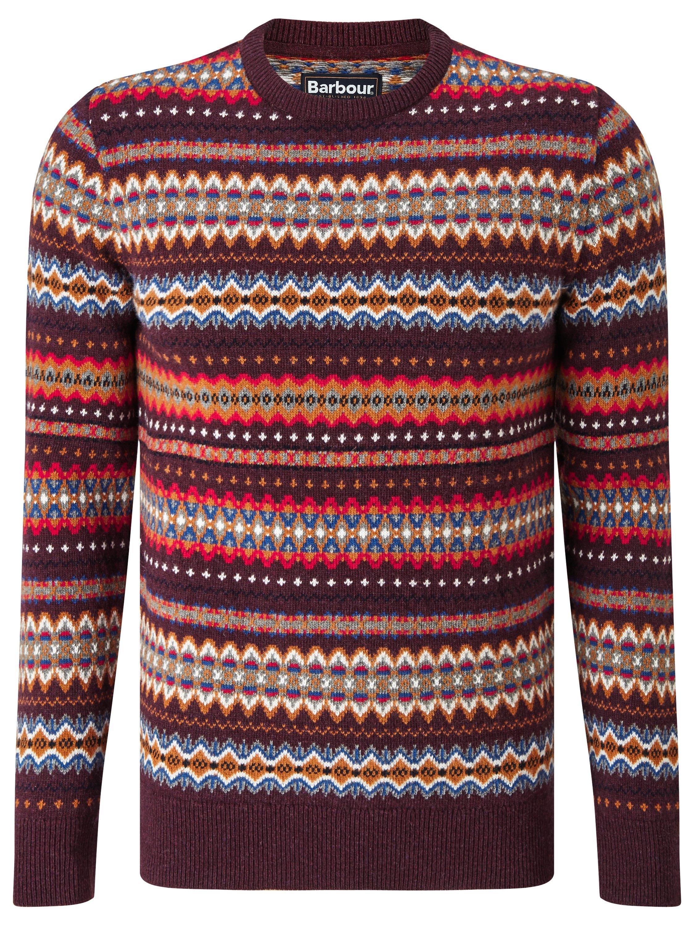 Barbour New Martingale Fair Isle Crew Neck Jumper