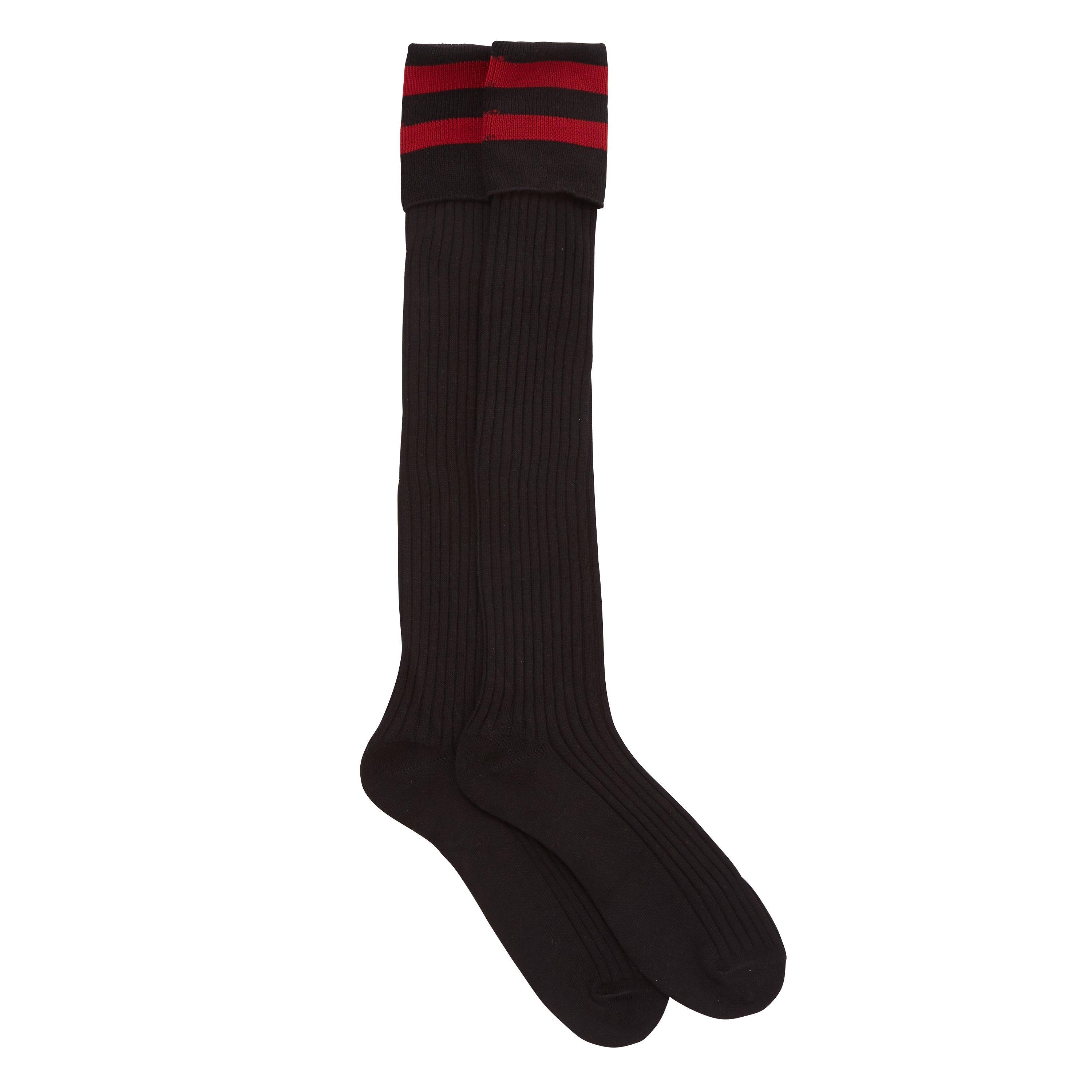 Highclare School Junior Boys' Socks, Black