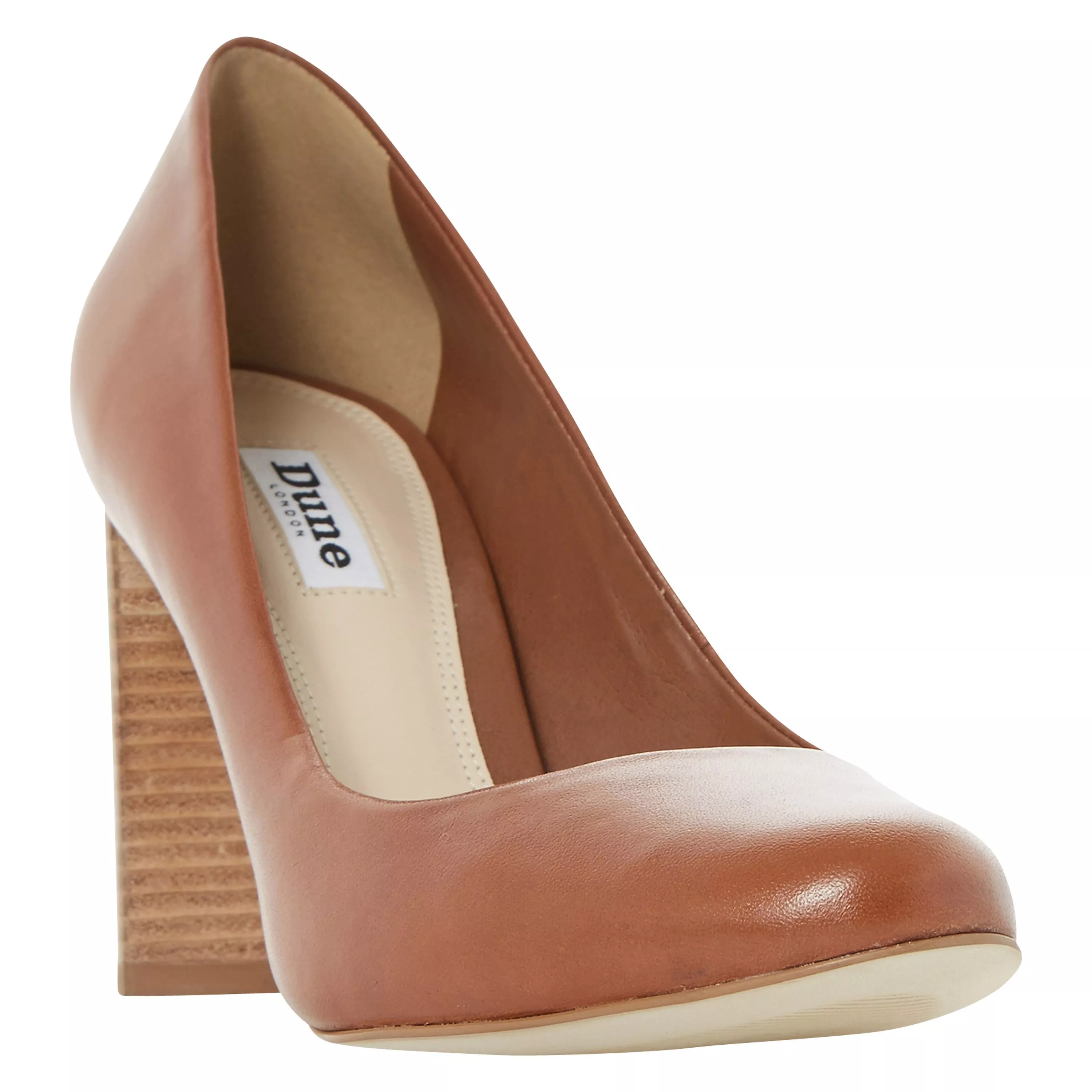 Dune block heel court shoes best sale