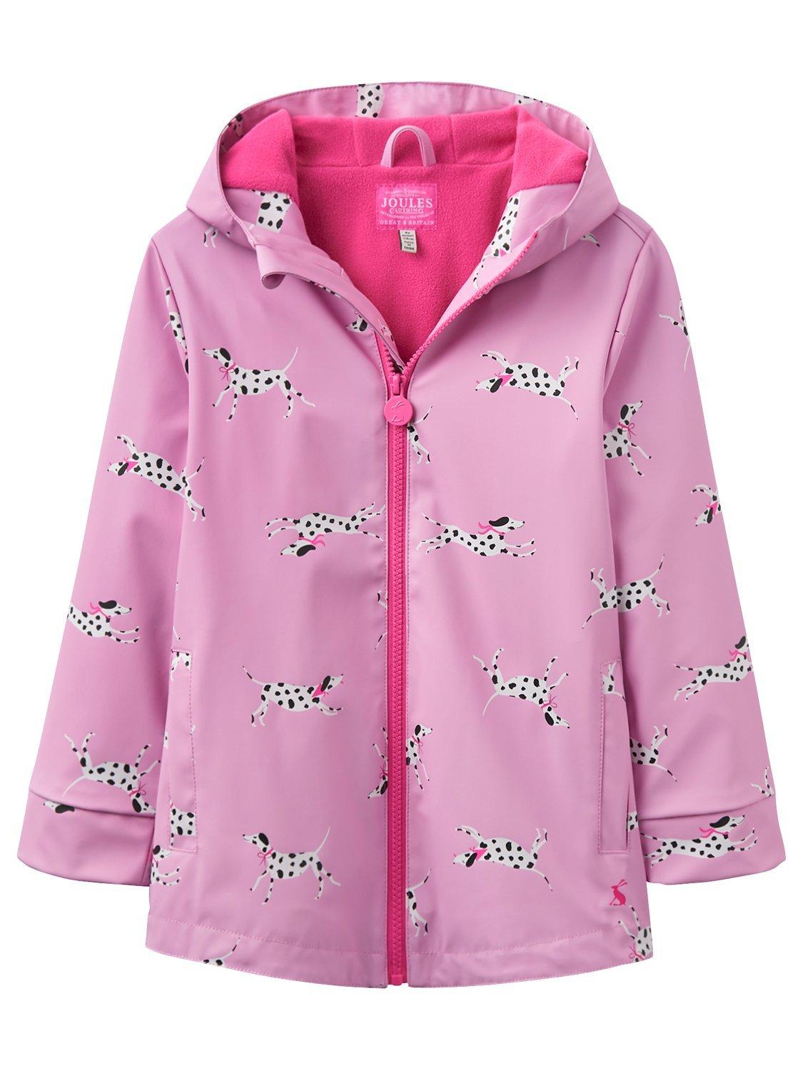 Little Joule Girls Dalmatian Raincoat Bon Bon