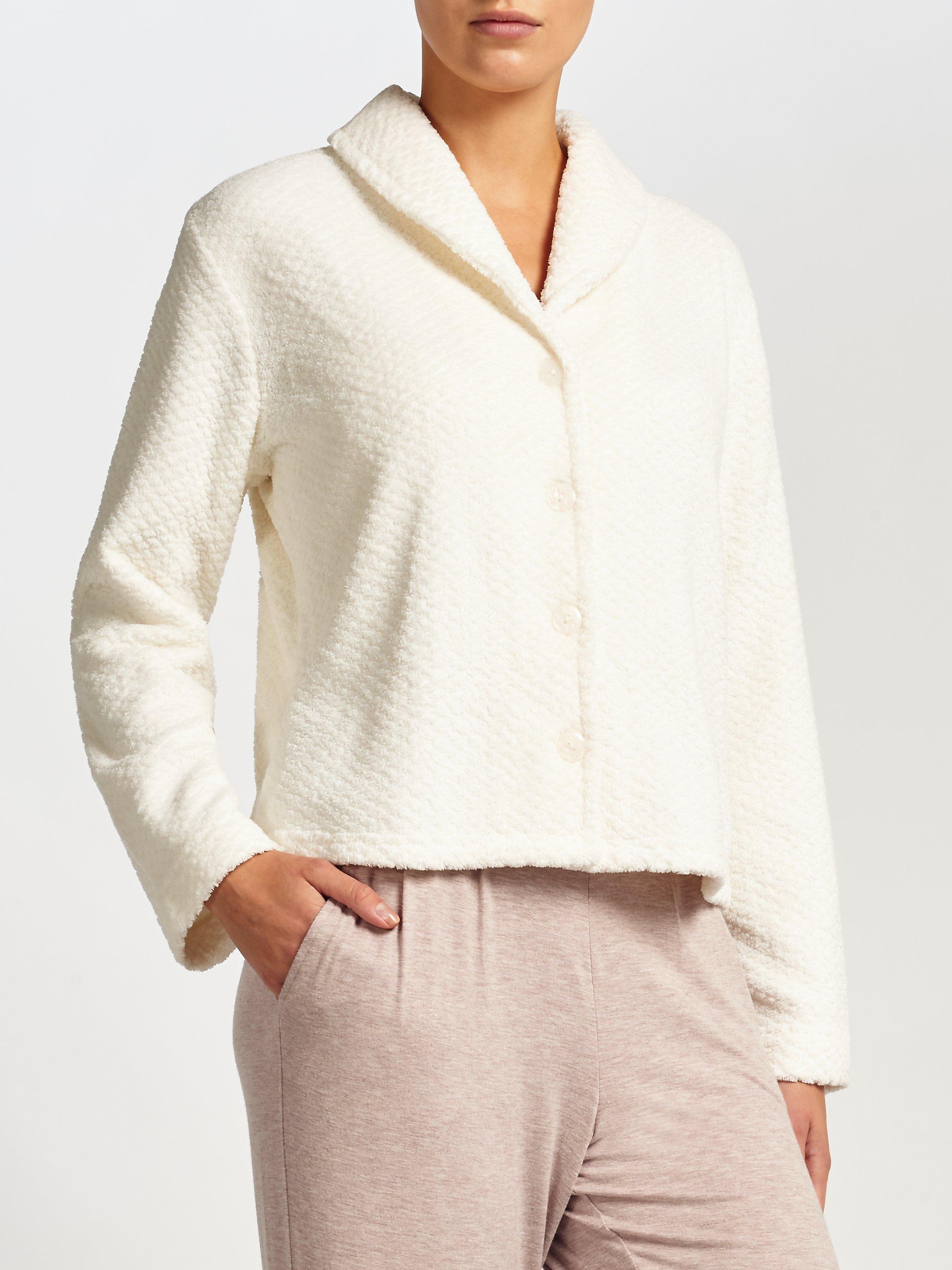 John Lewis Classic Bed Jacket Ivory